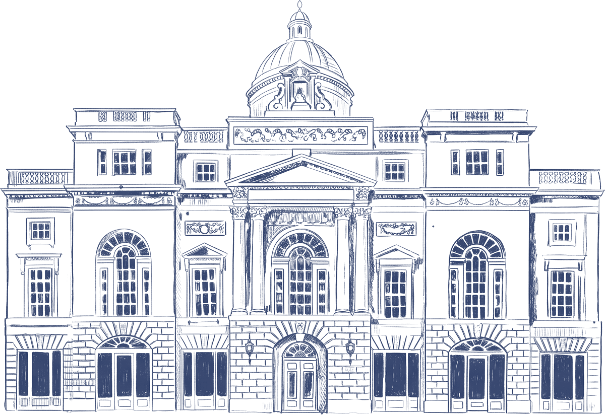 Illustration of Trades Hall, Glasgow